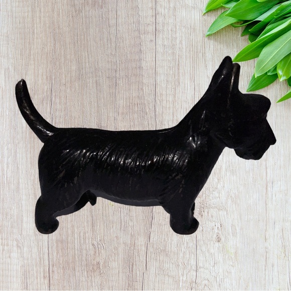 Antique Cast Iron Scottie Dog Coin Bank - Picture 5 of 12